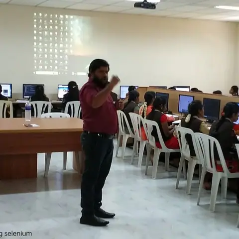 Vellalar College For Women - Training Trains, Erode