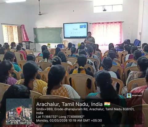 Workshop on “Project Output Form Design in PHP Platform” - Training Trains, Erode, 5 March 2026 (4 of 13)