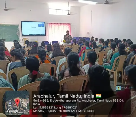 Workshop on “Project Output Form Design in PHP Platform” - Training Trains, Erode, 5 March 2026 (8 of 13)