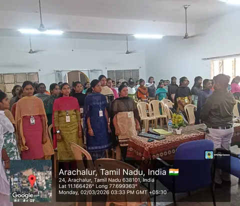 Workshop on “Project Output Form Design in PHP Platform” - Training Trains, Erode, 5 March 2026 (9 of 13)